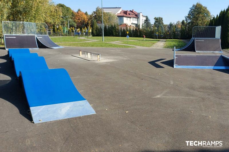 Modulær skatepark med pumptrack Strzyżów