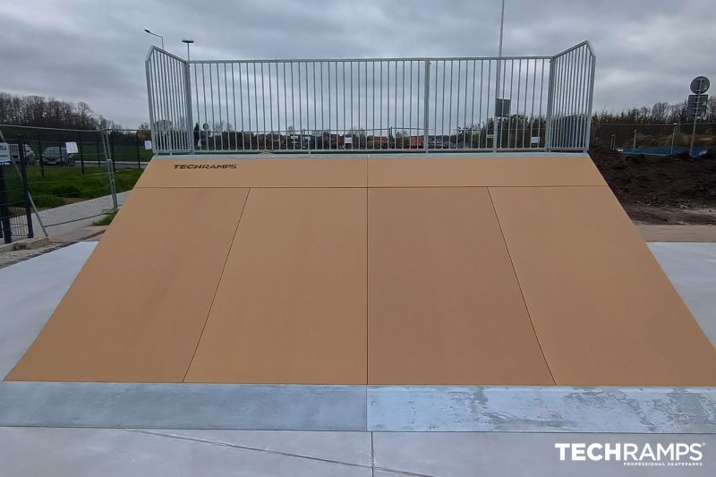 Skatepark-projeksjon Krzeptów skatepark Techramps