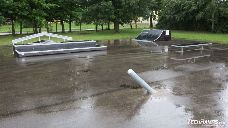 Skatepark techramps w Krasocinie