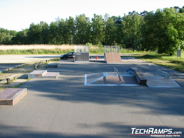 Skatepark w Karlshamn - Szwecja - 1