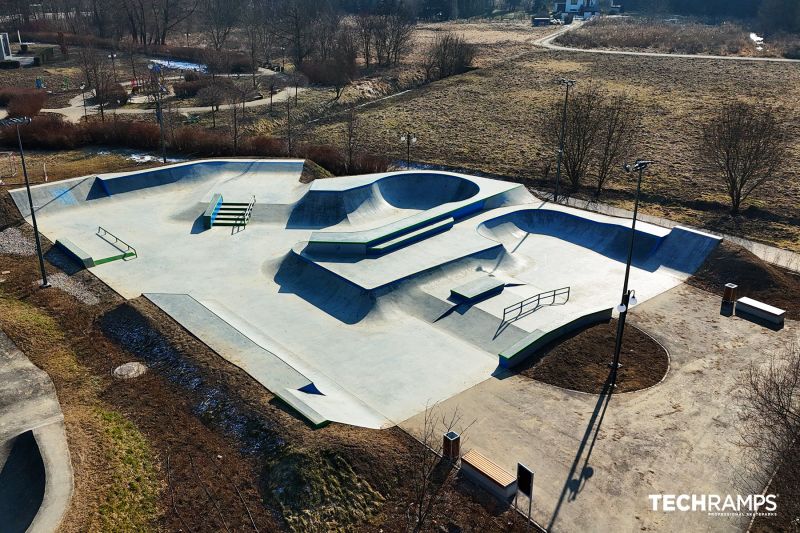 techramps skatepark i betong