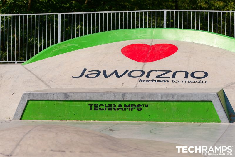 Skateparker i prosjektet Techramps-skateparken i Jaworzno