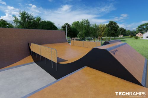 Skateparkprosjekt i stål - Frydrychowice