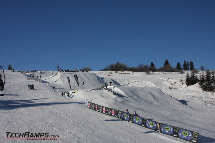 Snow park Witów Ski 2010 Budowa Techramps