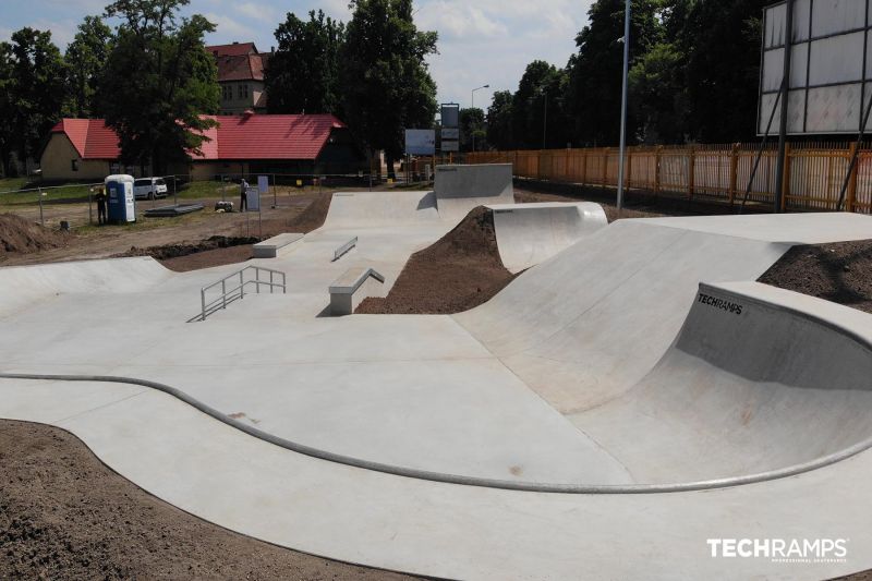 Techramps betong skatepark