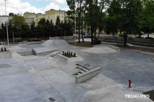 Techramps betong skatepark