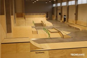 Techramps indoor skatepark