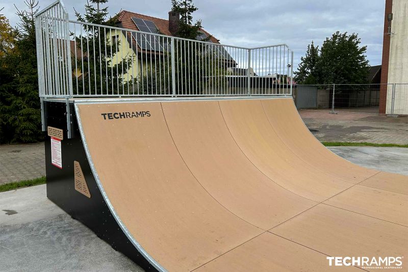 Techramps skatepark Skatepark i Kobylin
