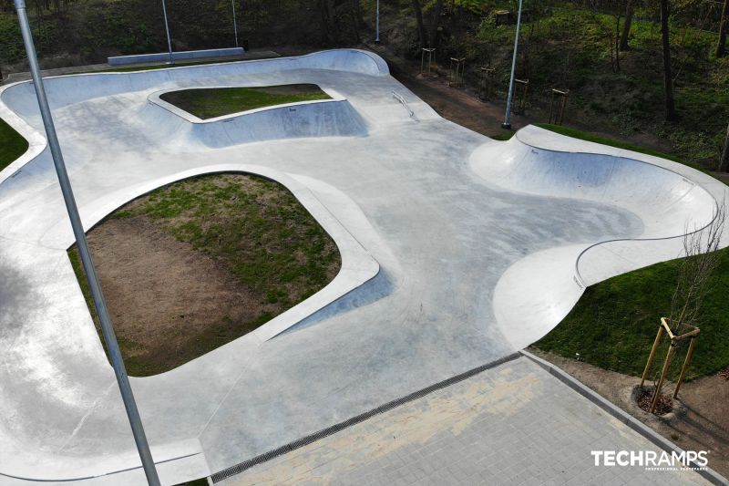 Techramps skatepark i betong