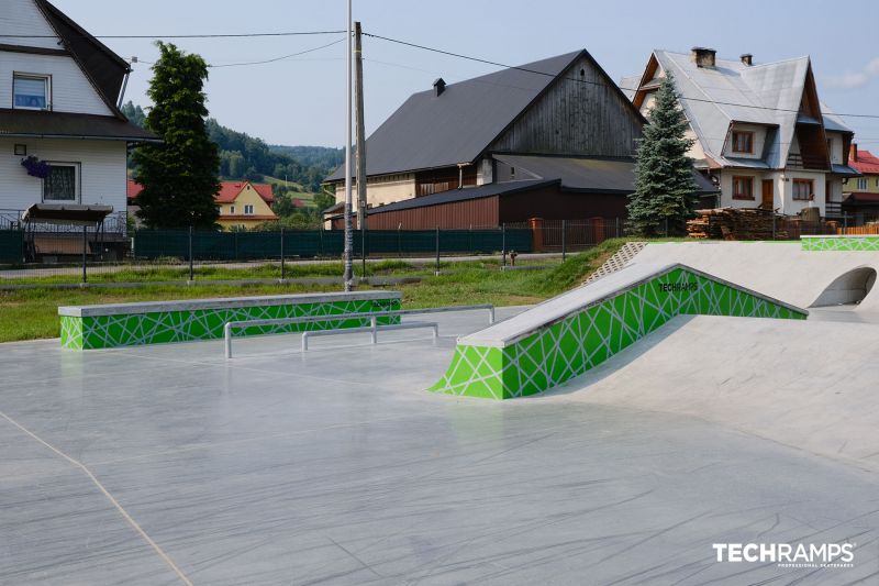 Skatepark i betong - Bystra Podhalanska