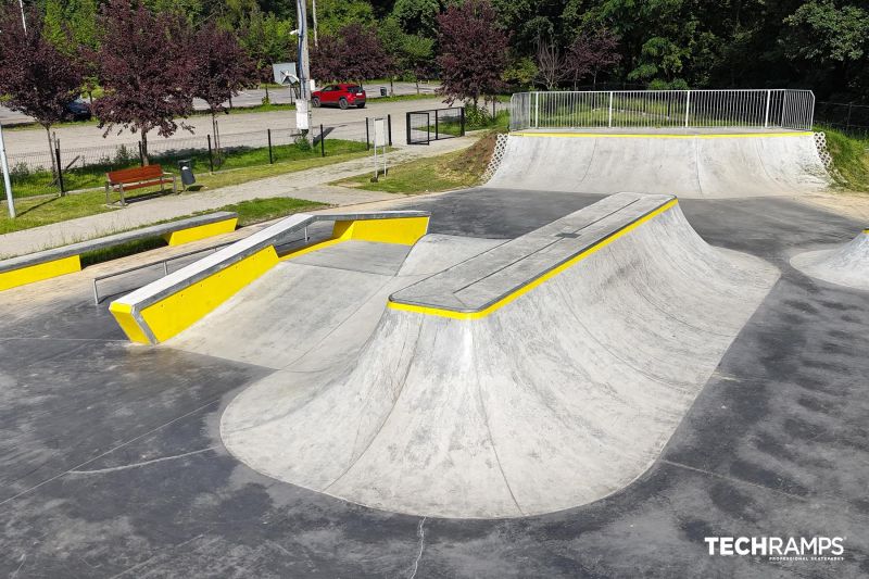 Skatepark i betong - Brzesko