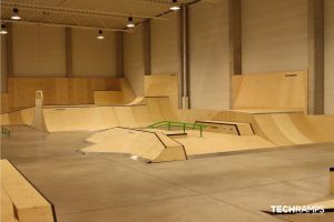 Year-round indoor skatepark Techramps